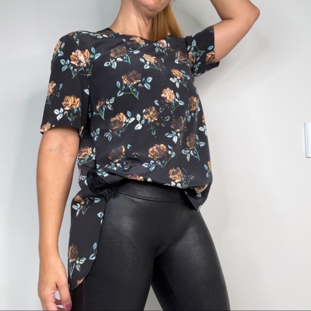 Thakoon Floral Silk Blouse